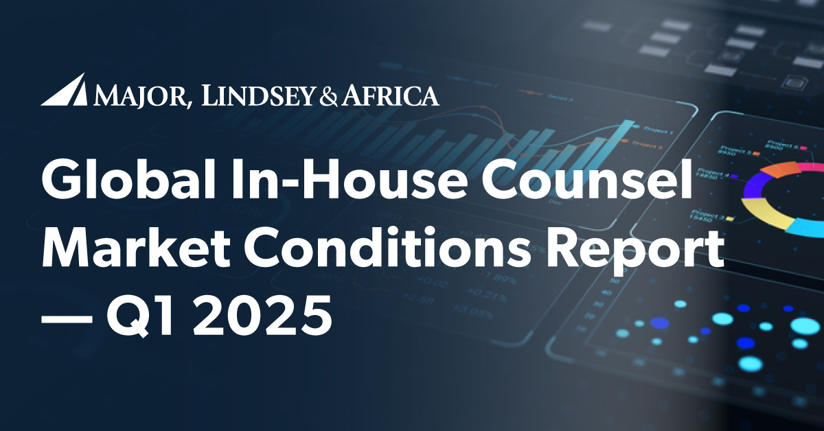 Global In0House Counsel Market Conditions Report - Q1 2025